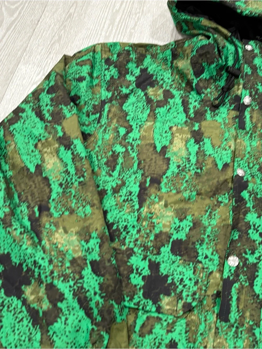 The North Face Mountain Parka / Utility Jacket (Green Camo) Size XL